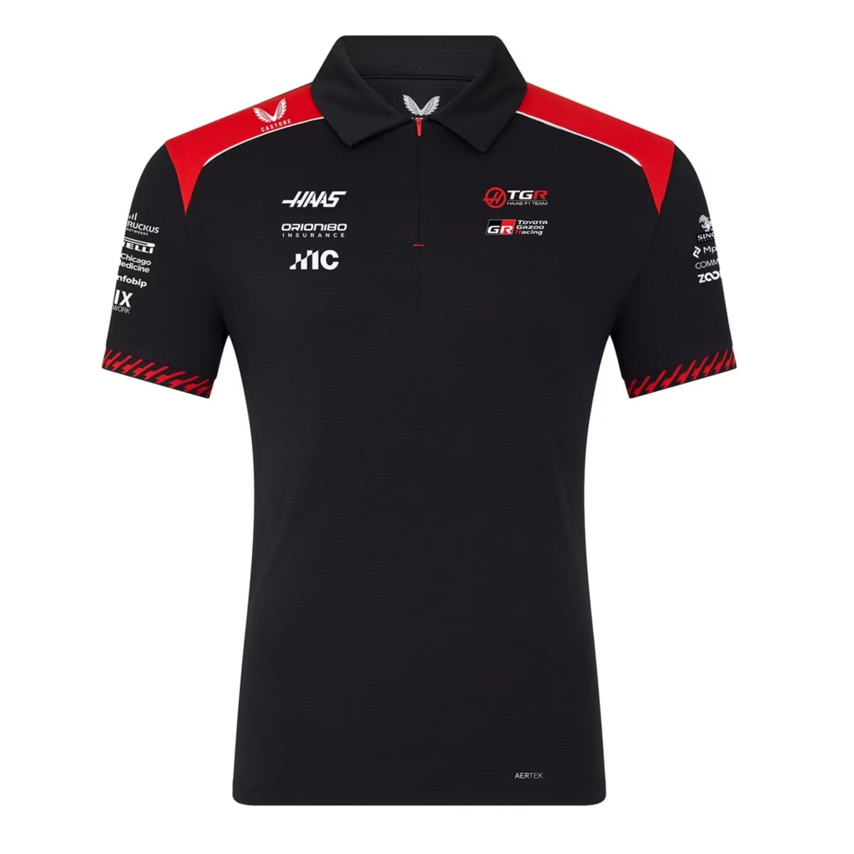 Haas 2026 Team Polo - Black