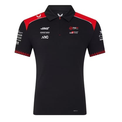 Haas 2026 Team Polo - Black