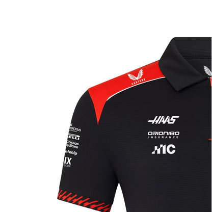 Haas 2026 Team Polo - Black