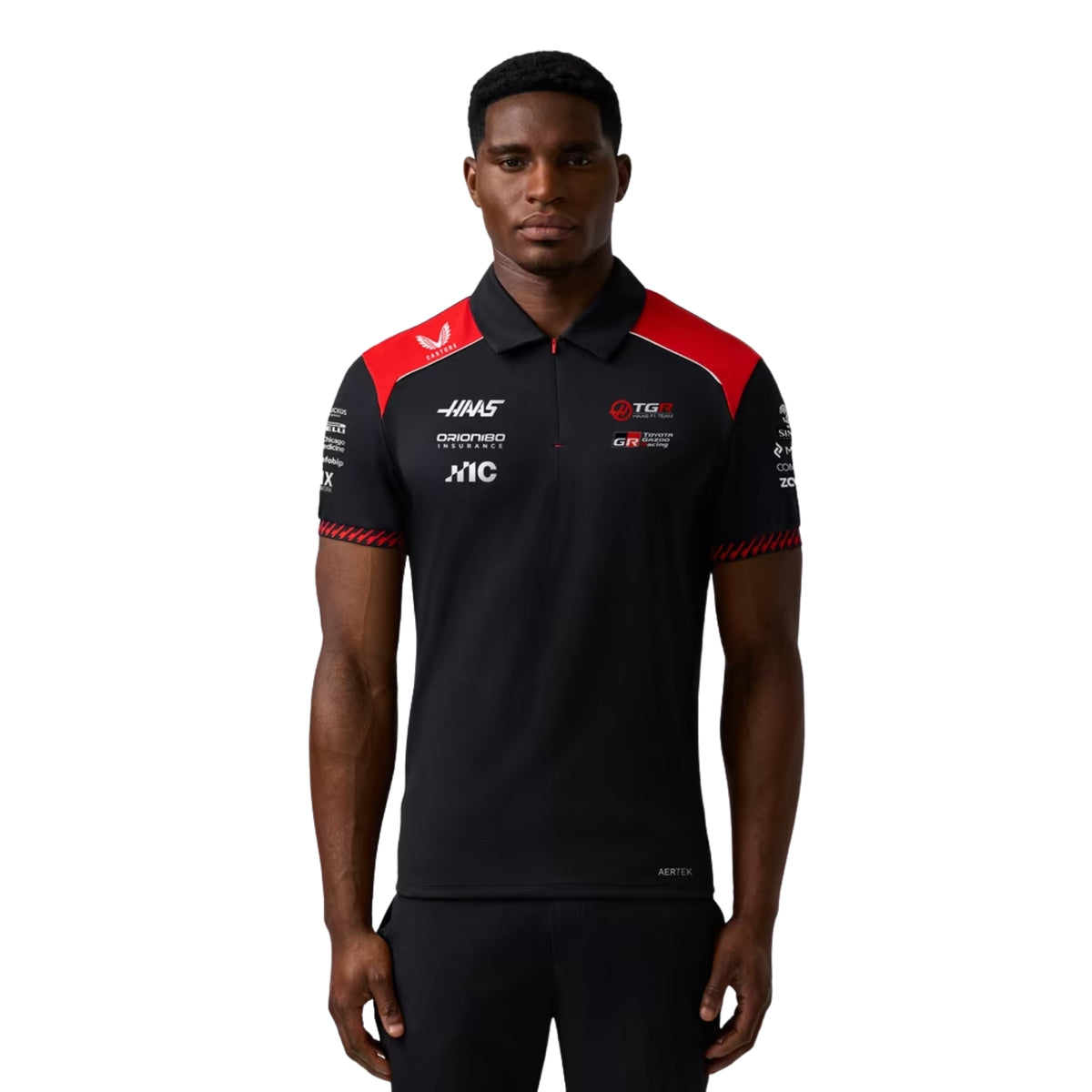 Haas 2026 Team Polo - Black