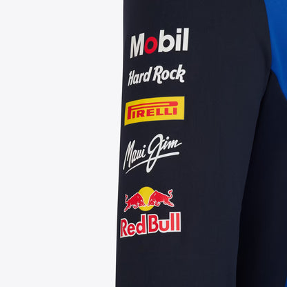 Official Oracle Red Bull Racing 2026 team hoodie in blue and navy, featuring sponsor logos including TAG Heuer, Oracle, and Ford.